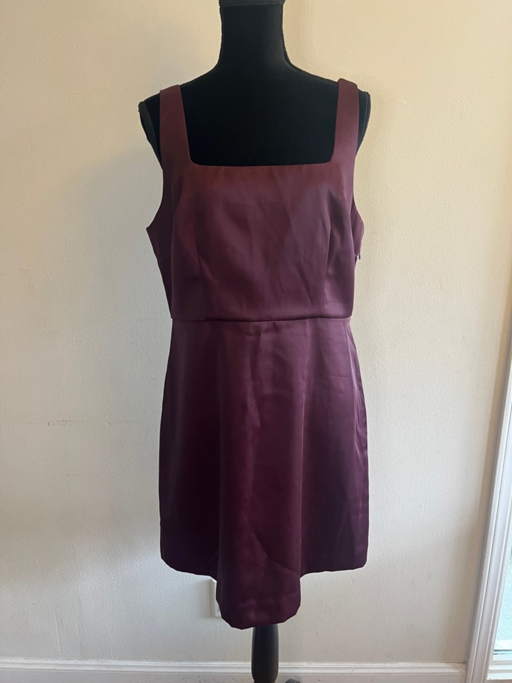 a new day Plum Square-Neck Mini Dress